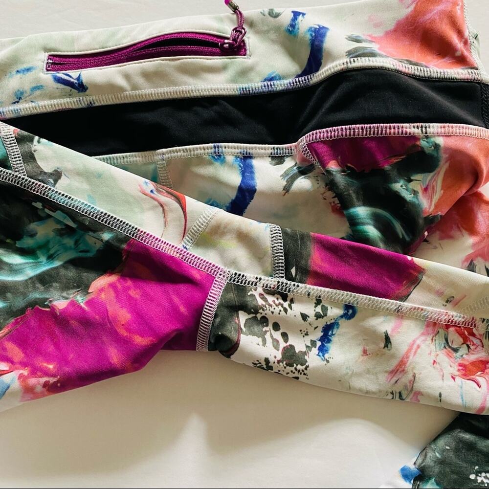 Lululemon | Run Inspire Crop II Pigment Wave Multi 6 GUC - Picture 5 of 11